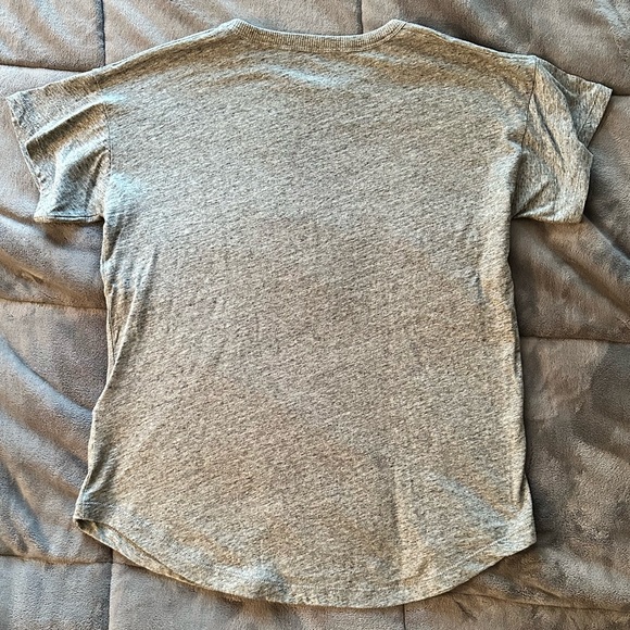 NWT Madewell Whisper Cotton Rib-Crewneck Tee,
Heather Iron, Small - Picture 7 of 9